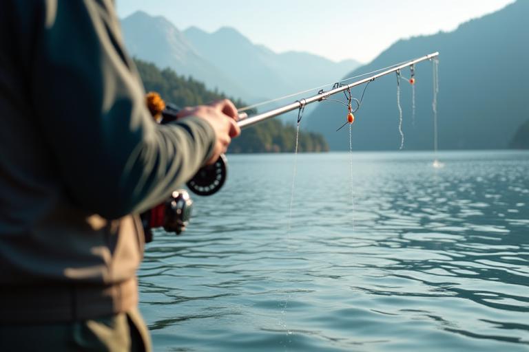 Wurftechnik mit Big Bait Rute