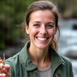 Sandra Müller, Fliegenfischen-Spezialistin und Workshop-Leiterin bei Helvetia Angler.