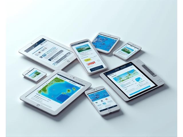 Mehrere Smartphones und Tablets, die verschiedene Helvetia Angler Apps zeigen